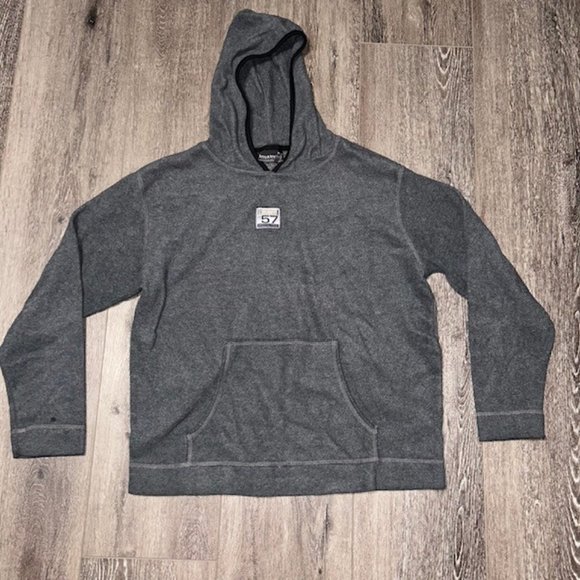 Jones & Mitchell Mens Gray Point Special Beer Size Medium Hoodie Sweatshirt EUC - Picture 1 of 4